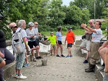 Community bike tour along Pogue's Run